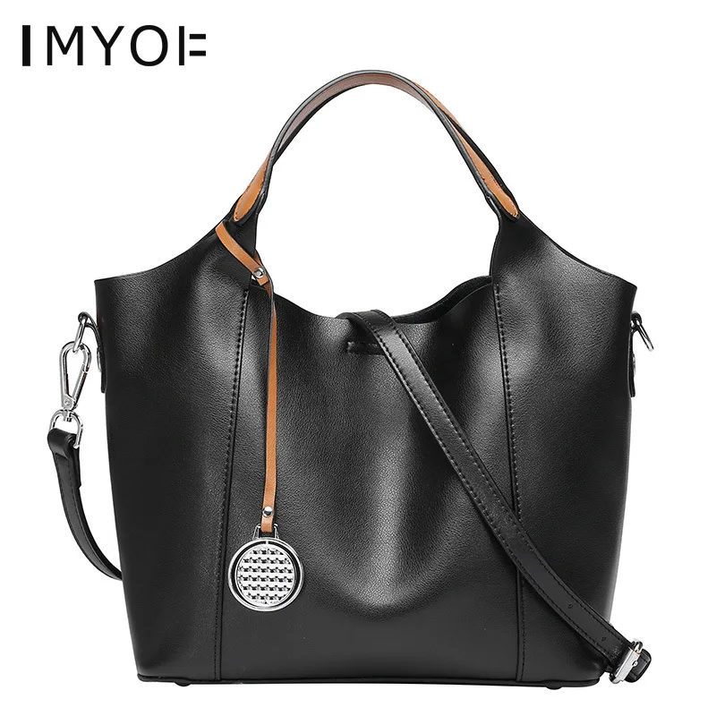 

Elegant Women Genuine Leather Handbag Luxury Cowhide Ladies Shoulder Bag High Quality Female Daily Travel Casual Tote Clutches