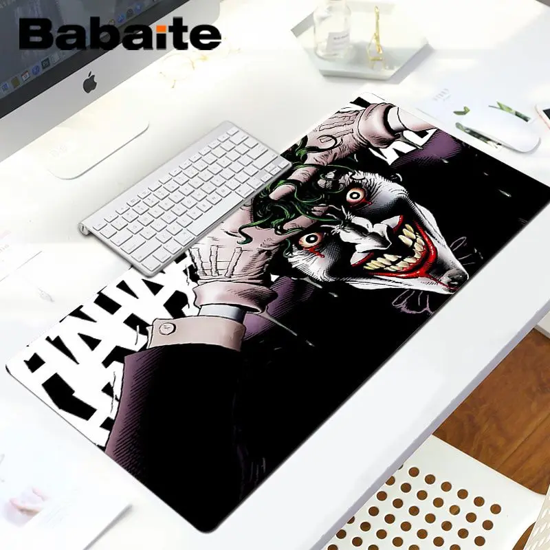 Babaite крутой Бэтмен Marvel Venom DIY Дизайн Шаблон коврик для игровой мыши ноутбук игровой Lockedge мыши коврик для мыши игровой коврик для мыши