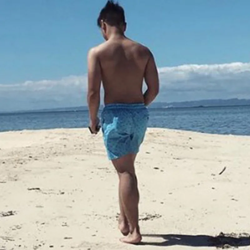 Buy 2020 Summer Shorts Men Quick Drying fitness Short homme Casual Beach Shorts Mens Boardshorts Elastic Waist Solid 6 Color M-3XL