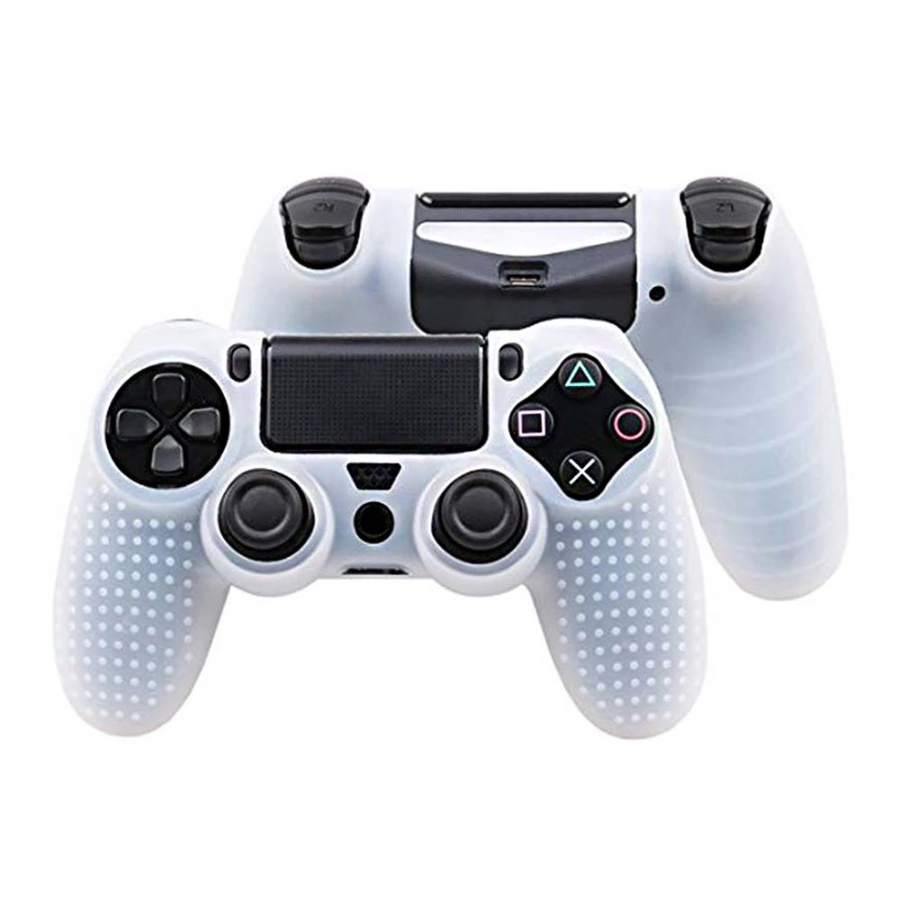 8 цветов Противоскользящий Силиконовый чехол для sony playstation Dualshock 4 PS4/Pro/тонкий контроллер аксессуары и ручка