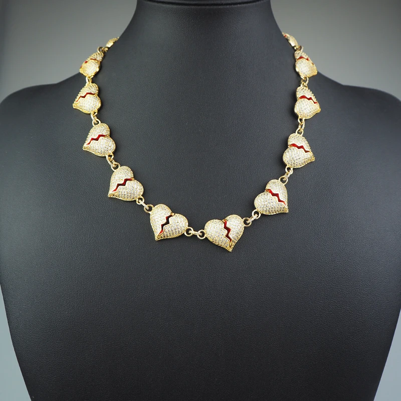 Кубинская цепочка в стиле хип хоп золотистая и серебристая двухцветная с