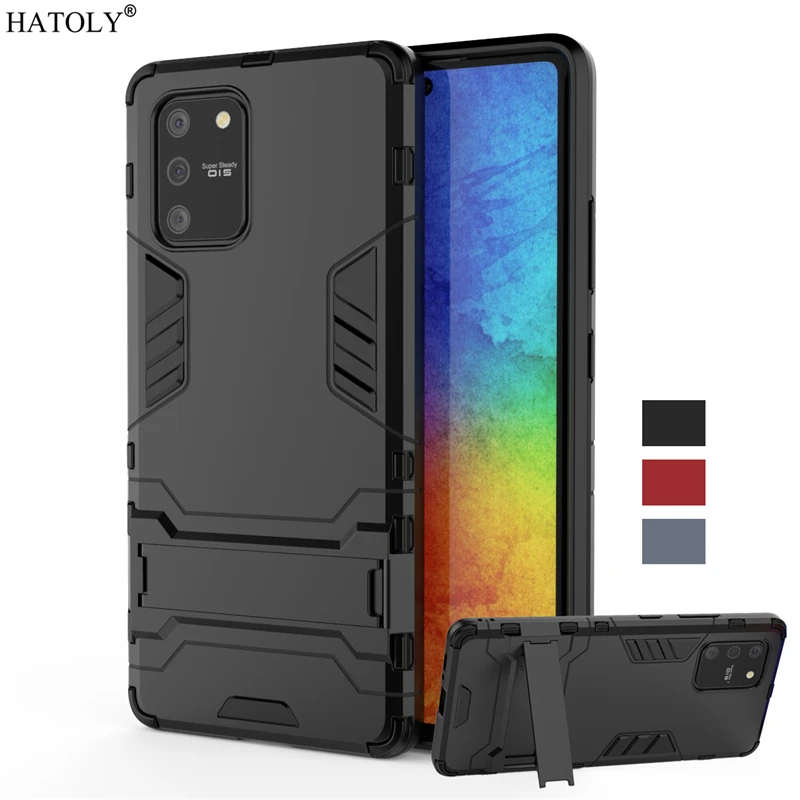 Per Samsung Galaxy S10 Lite Cassa Del Respingente Di Tpu Liscia Armatura Duro Della Copertura Posteriore Per Samsung S10 Lite Cassa Del Telefono Per S