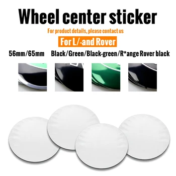 

Car 4pcs 56mm car emblem Wheel Center Hub Caps Badge covers sticker for Land Rover Range Rover Discovery 4 Freelander 2 Evoque