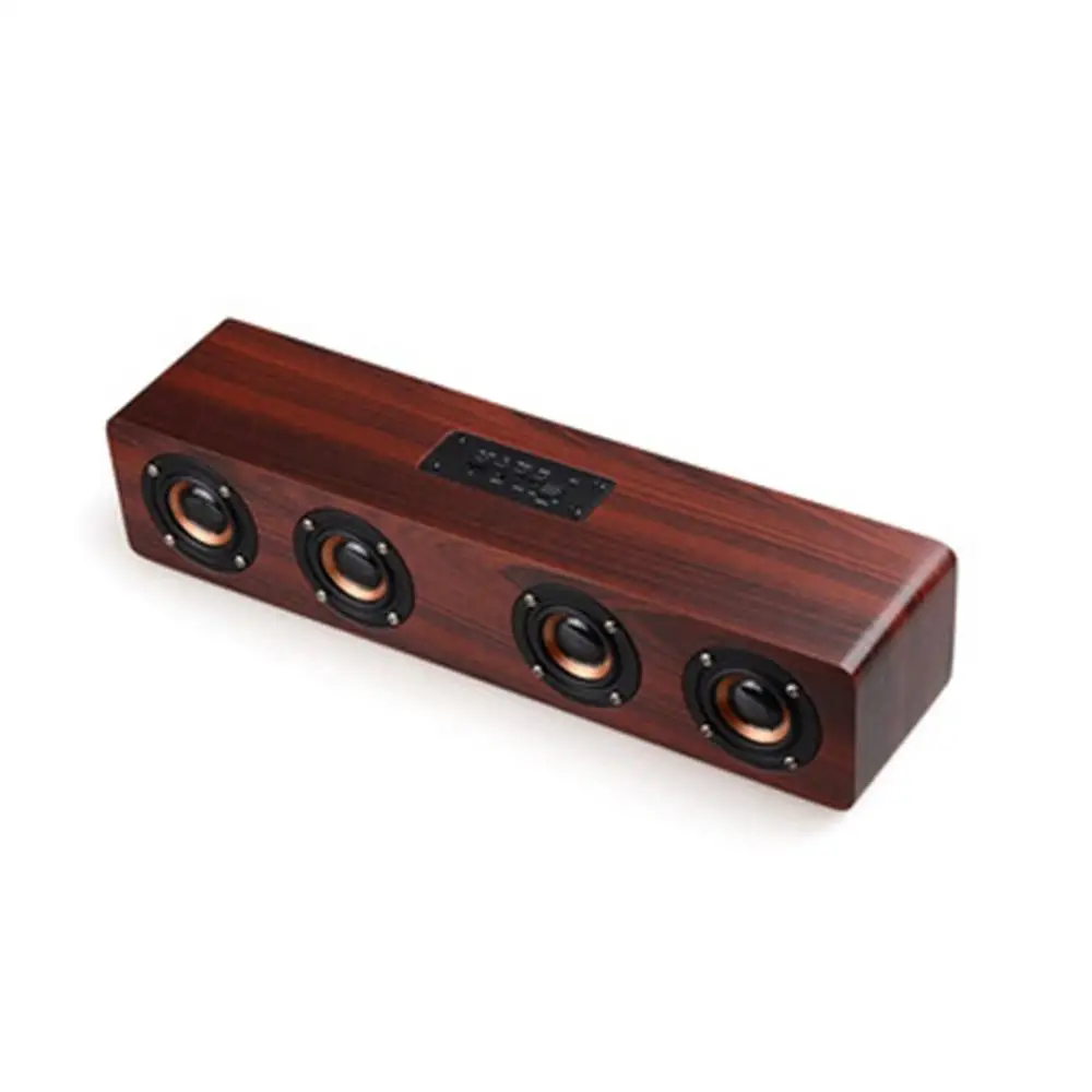 Белый Беспроводная Bluetooth Колонка портативная Hi-Fi ударная бас-Колонка Bluetooth Динамики Soundbar сабвуфер caixa de som - Цвет: Белый