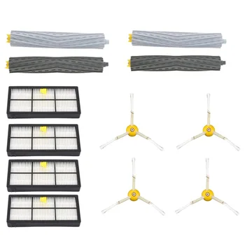 

New arrival 4pcs Replacement Side Brush 4pcs HEPA Filter 2pcs Rolling Brush Kit For Roomba 800 900 Series Vacuum Cleaners Parts