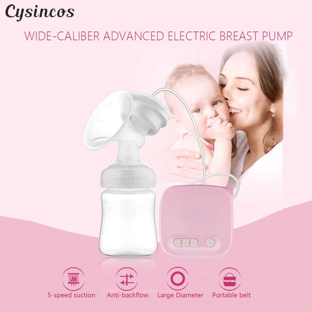 

CISINCOS Brand Automatic Milk Pumps Electric Breast Pump Natural Suction Enlarger Kit Breast Feeding Bottle USB Breast Pump