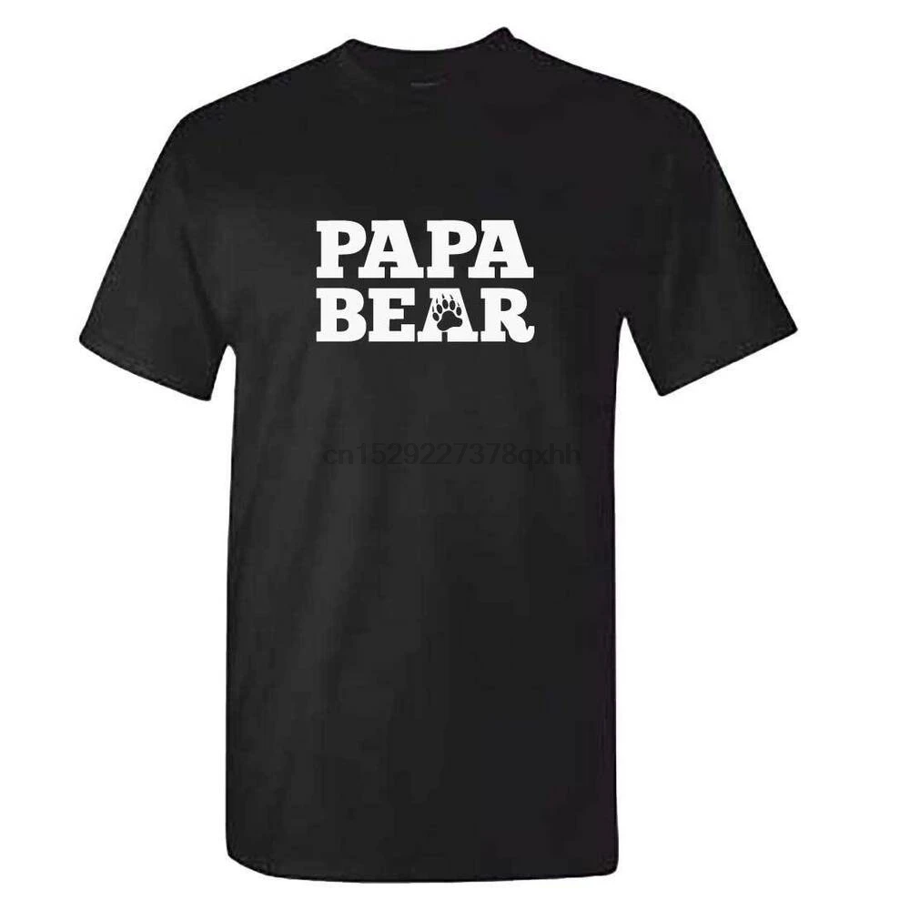 Мужская футболка PAPA BEAR-футболка на День отца-Стандартный Подарок Pappa | одежда