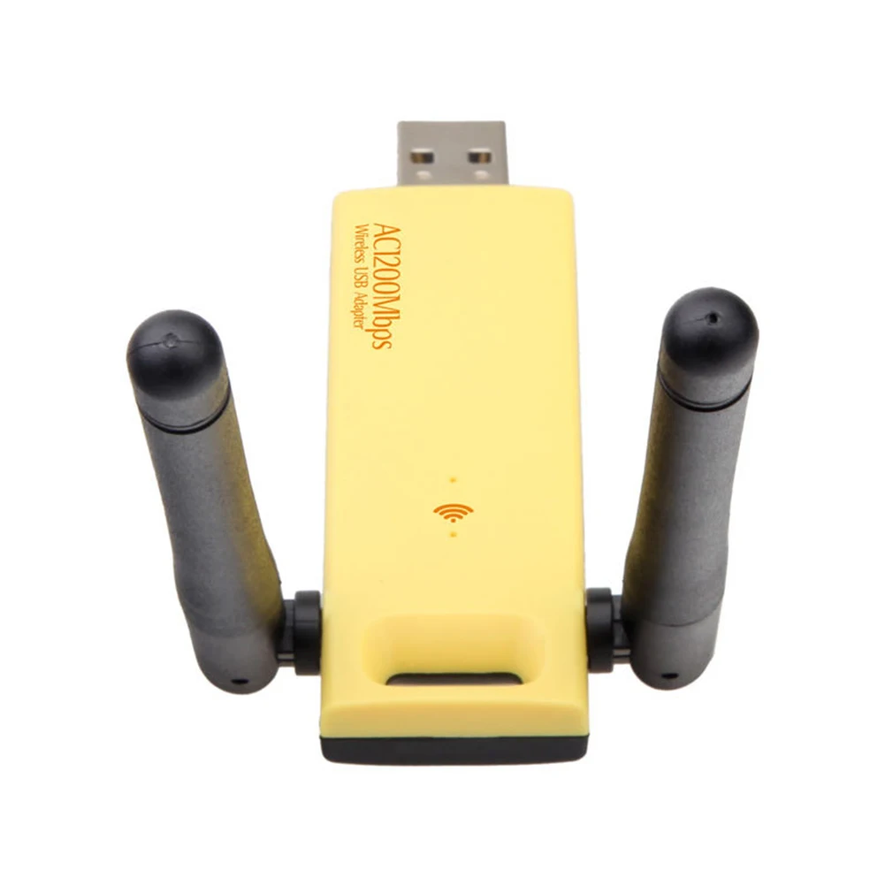 2,4 5,8G съемный USB Wifi адаптер мини двухдиапазонный Прочный портативный внешний анти-помехи с антенной Беспроводной офис