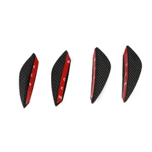 Автомобильный Универсальный карбоновый модифицированный передний бампер спойлер модифицированный мини вентилятор нож из углеродного волокна шаблон бампер воздушный нож