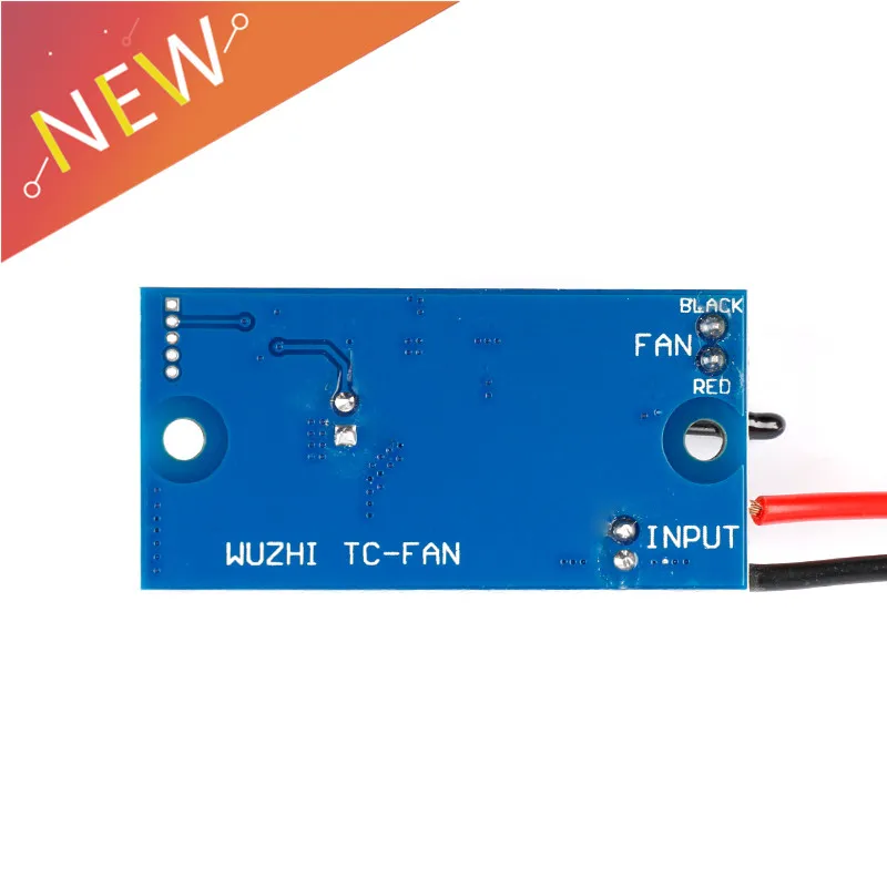 DC Motor Speed Controller Motor Speed Controller Electric Motor Speed Controller Fan Speed Controller DC 6V-70V Cooling Fan Intelligent Temperature Control Module Chassis Heatsink Cooling Motor Speed Controller For Computer PC