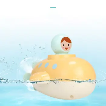 

Children's Baby Bathing Water Toys Clockwork Submarine Toy Toddlers Bath Tub Toy Kids Bath Time Game Bathroom Toys