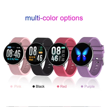 

New LV18 Smart Watch Waterproof Blood Pressure Heart Rate Monitoring Health Sports Smartwatch Full Touch Screen Wristwatch Women