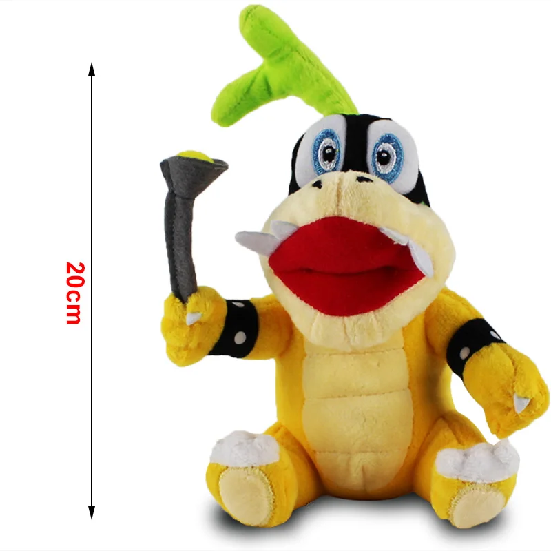 Супер Марио Broser JR 3D Land Bone Kubah Koopa Dragon Темный боусер Kamek Waluigi Wario Lemmy Morton Roy Bully Odyssey плюшевые игрушки - Цвет: A-opp bag