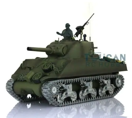 Henglong 1/16 заказной 6,0 M4A3 Шерман rc Танк 3898 360 FPV металлические треки TH16223