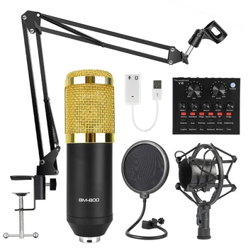 

BM800 karaoke microphone studio condenser mikrofon mic bm-800 For KTV Radio Braodcasting Singing Recording computer BM 800