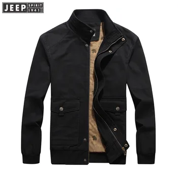 

JEEP SPIRIT Jacket Men Coat Windbreaker Man Autumn Outdoor Casual Jackets Military Jackets Coats Men Veste homme Mens Outerwear