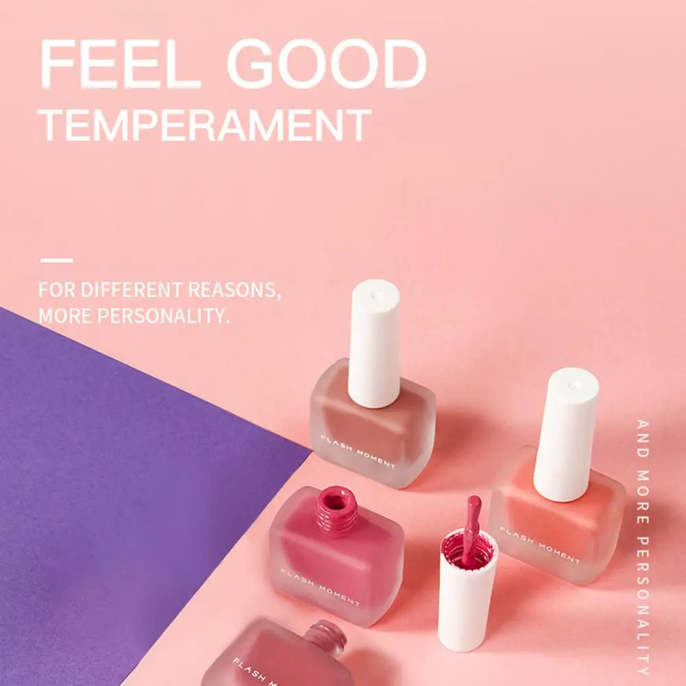 

FLASHMOMENT 5 Styles Peach Liquid Blusher Matte Pigment Face Contour Cheek Blush Cream Repairing Korean Face Makeup Liquid