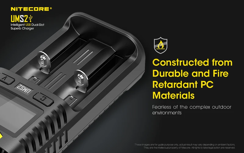 NITECORE UMS2 Dual-slot Superb Intelligent USB Charger (21)
