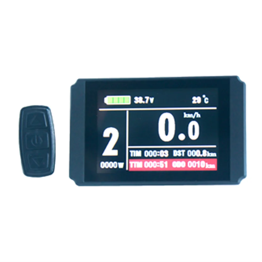 K-LCD8H Акция Новое поступление комплект для переоборудования электрического велосипеда система для 48v500w/750W Мотор Ступицы - Цвет: K-LCD8H