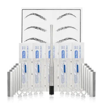 

Beginner Tattoo Eyebrow Practice Skin Entry Kit Tool Eyeliner Drift Lip Fog Eyebrow Color Machine