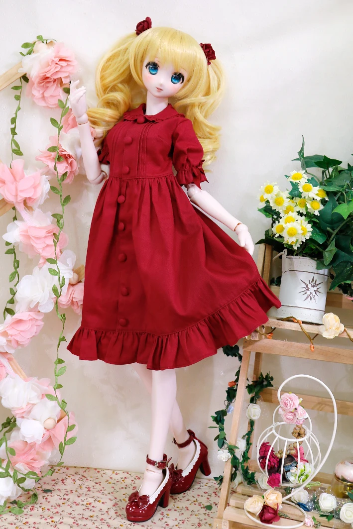Estartek 1/3 1/4 индивидуальные цельнокроеные платья набор для BJD SD DD куклы фигурку