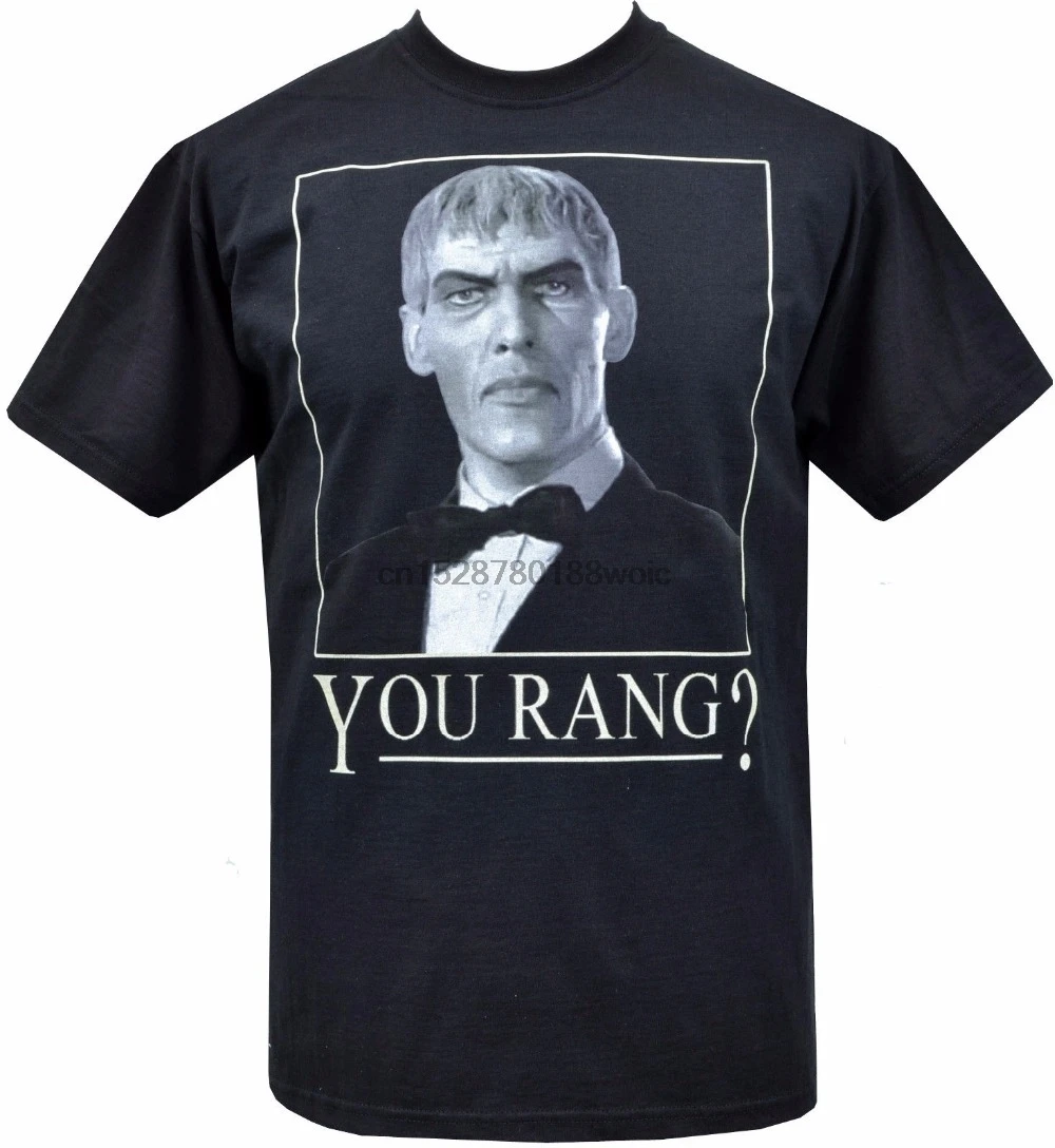 You Rang Lurch Addams family Goth ужасный монстр лидер продаж летние футболки с короткими