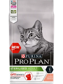 

Pro Plan Sterilised для стерилизованных кошек (для поддержания органов чувств), Cat food, for cats, 10 кг