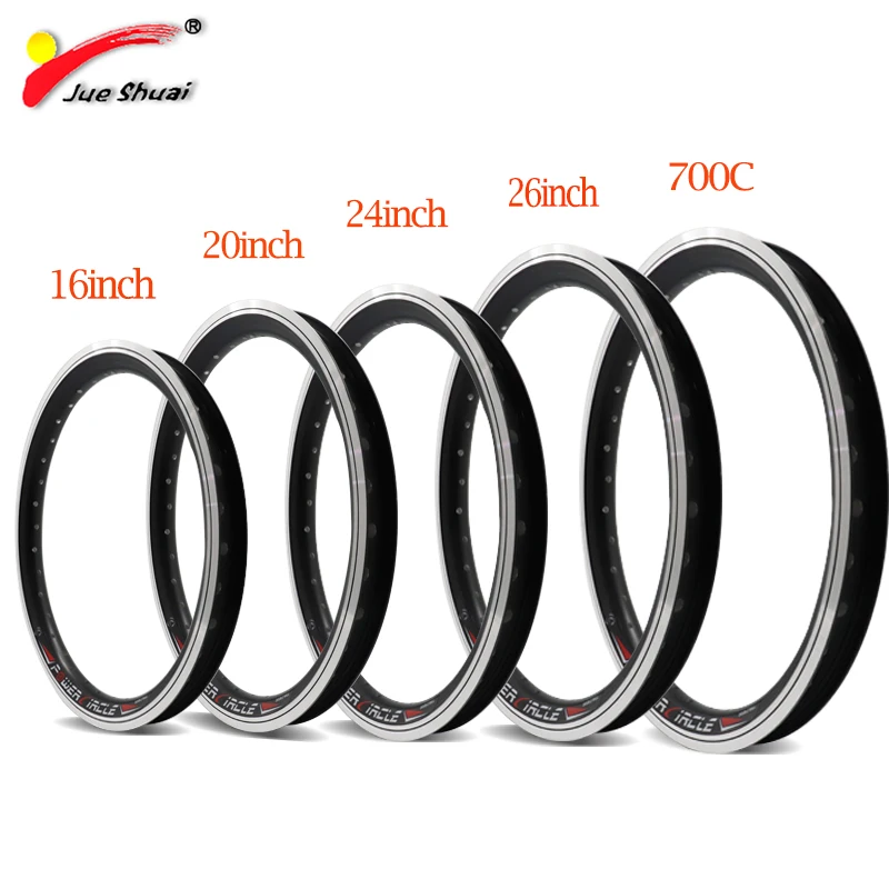 

E Bike wheel rim 16" 20" 24" 26" 700C Electric Bike Wheel Rim Aluminum Alloy 36H Spokes E Bike jant bicicleta electrica velo Rim