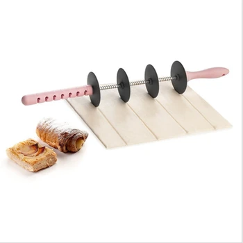 

Household Rolling pin Blade Roller Adjustable Rolling Pin Croissant Cutter Baking Tools Cookies Noodle Biscuit Cake Bakeware