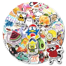 

10/30/50PCS Cartoon Series Stickers Drink Fresh Cartoon Graffiti Stickers Skateboard Laptop Luggage Stickers Wholesale