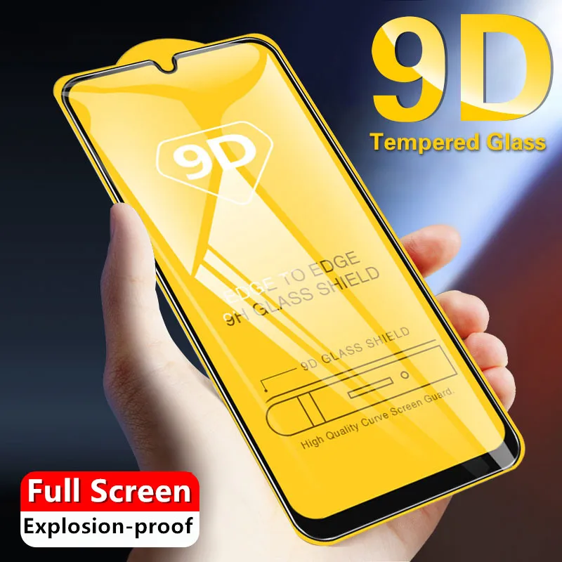 

9D Tempered Glass For Samsung Galaxy A9 J4 J6 J8 A6 A8 Plus A7 2018 Full Screen Protector M10 M20 M30 A6S Protective Glass Film