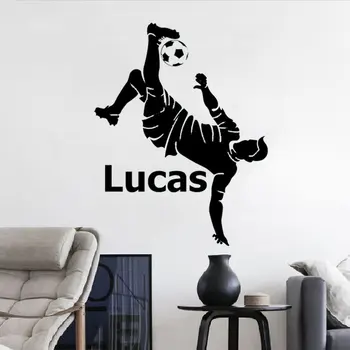 

Wall Stickers Playing Football Wall Stickers Living Room Bedroom TV Background Boys Dormitory Wall Stickers