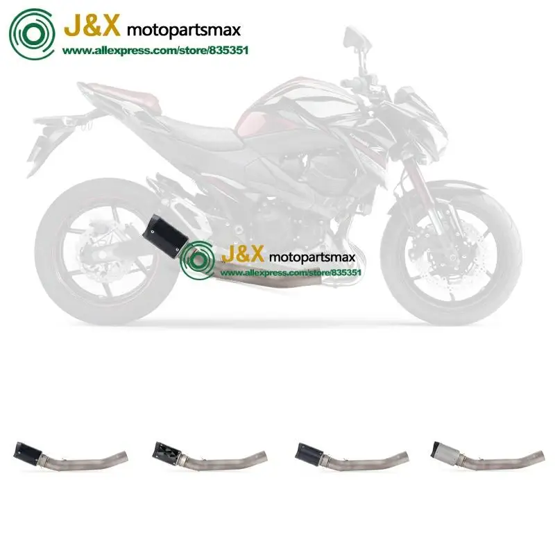 Полная система, слипоны для kawasaki Z750 Z 750, глушитель для мотоцикла, поход, средняя Соединительная средняя труба