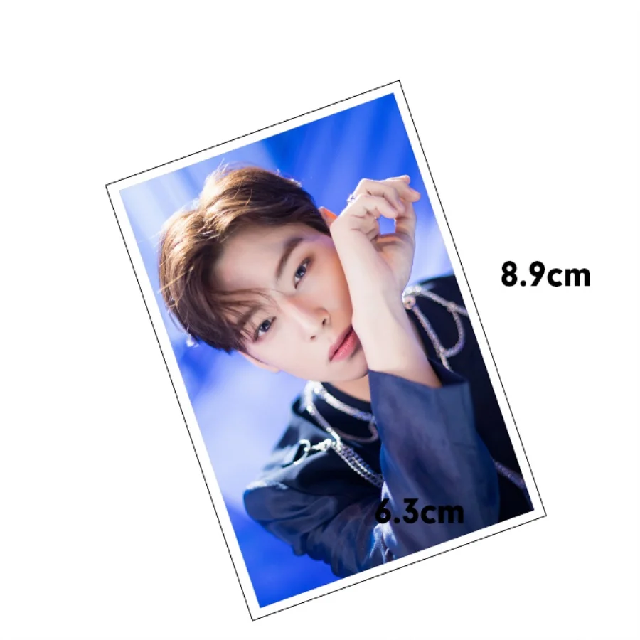 Astro голубого пламени Бумага ЛОМО карта с фотографией MJ Jin Полароид HD Фотокарта Kpop коллективных карты 40 шт./компл