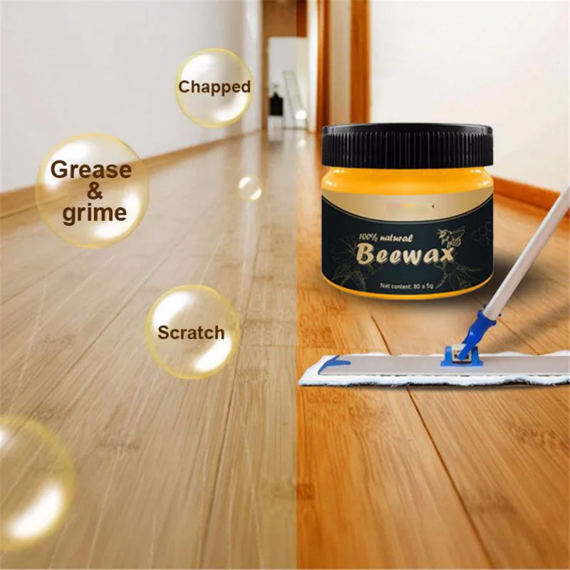 Natural Wax Paste Wood Polishing Furniture Floor Surface Finishing