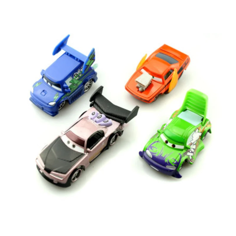 Disney Pixar Cars Transform Lightning McQueen Big Deform Car Slide Track Educational Toy for Children DVF38 - Color: Dad guy set