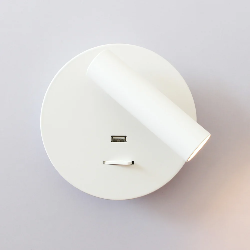 

zerouno bedroom reading book lamp round aluminum ressessed book light bedside headboard nightlights 220v 3w luminaire luz