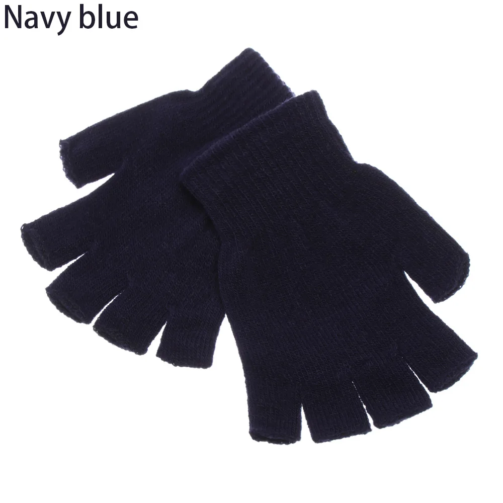C-Navy blue Водонепроницаемые перчатки для мальчиков и девочек от 0 до 5 лет, Детские Зимние теплые перчатки, перчатки для катания на лыжах, велоспорта, альпинизма, ветрозащитные противоскользящие кожаные перчатки - Цвет: C-Navy blue