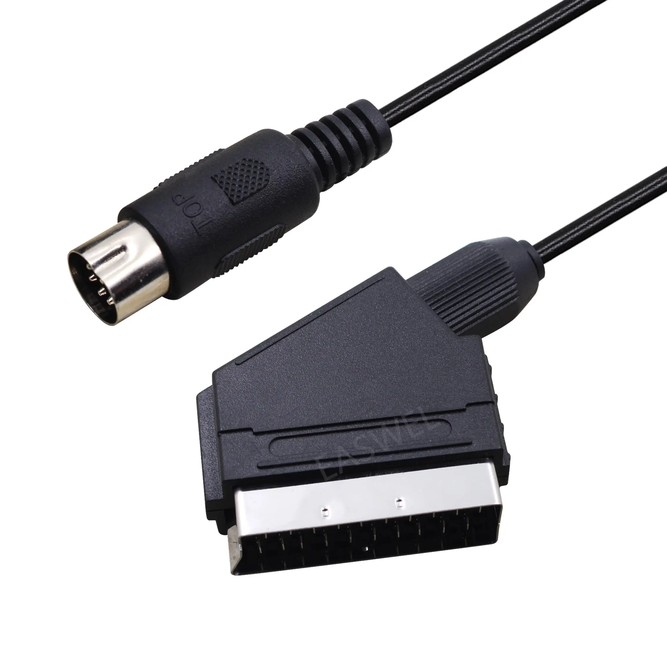 Высокое качество 1 8 м/6 футов ЕС Версия v контактный Scart кабель RGB AV кабели PAL для Sega