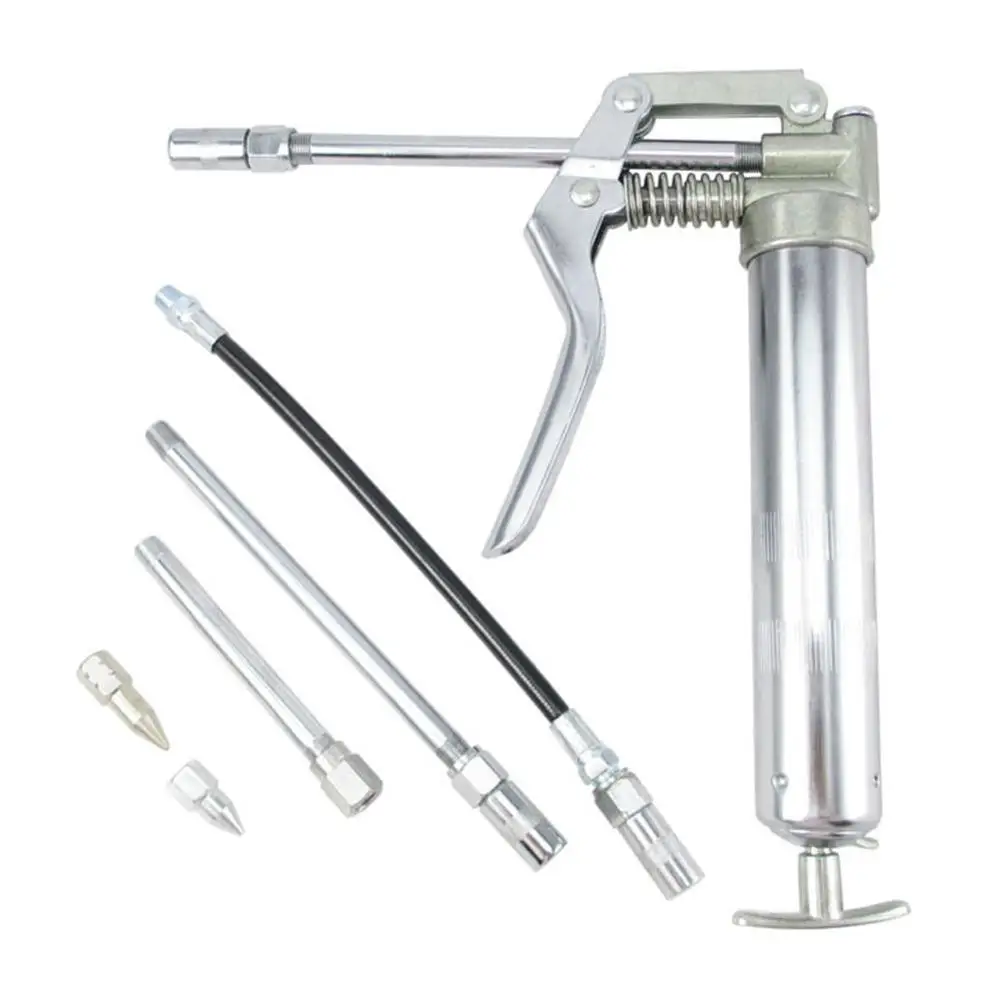 

120CC Mini Grease Gun Pistol Grip One Handed Grease Butter Machine Lube Tool For Auto Repair Lubrication Vehicle Hand Tool