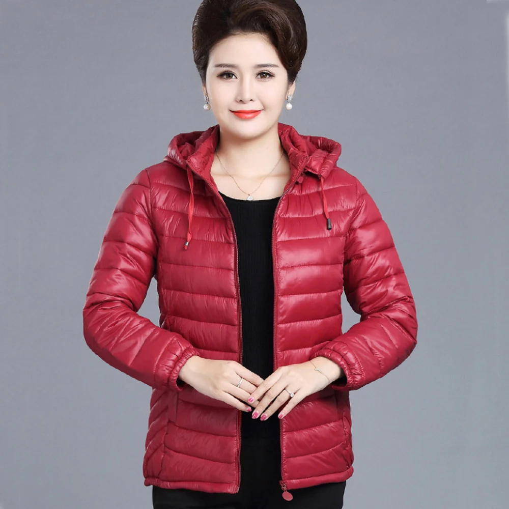 Fashion Woman Solid Color Zipper Down Cotton Parka winter brief paragraph women quilted jacket 1809