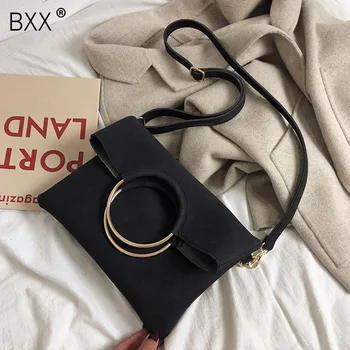 

[BXX] PU Leather Crossbody Bucket Bags For Women 2020 Fashion Large Capacity Shoulder Messenger Bag Lady Luxury Handbags a238