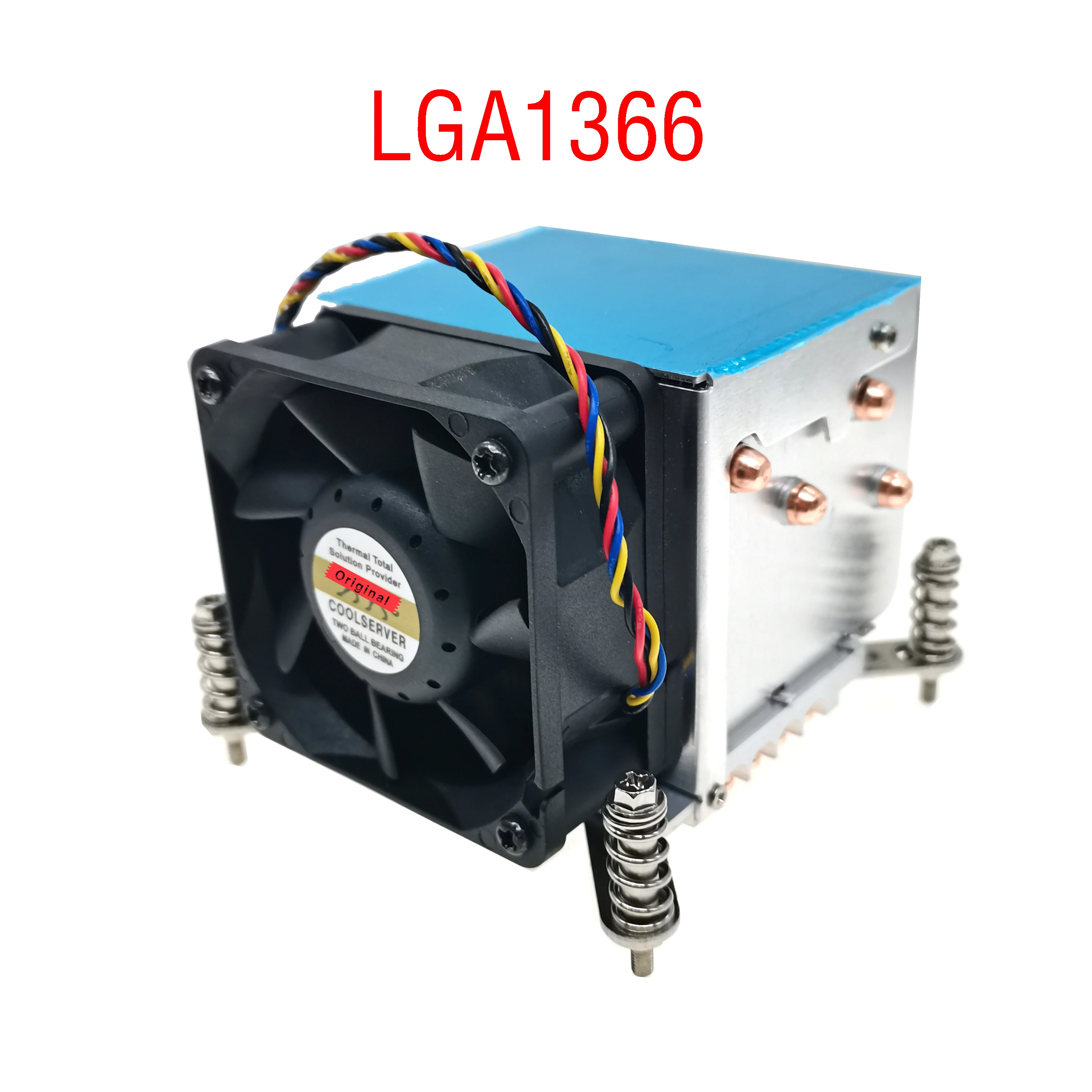 LGA1366 1356 радиатор для процессора с четырьмя нагревательными трубками сервера 2U/3u/4u