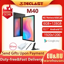 Core-Tablets Dual-Wifi Android Unisoc T618 Teclast M40 Type-C PC Octa 1920x1200 4G 6GB