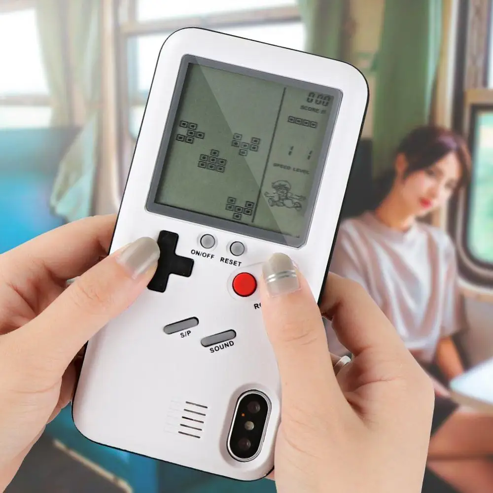 Чехол для телефона Ретро Teris Gameboy iPhone 11 Pro Max X XS MAX XR мягкий чехол из ТПУ Game boy Iphone 6 6S 7