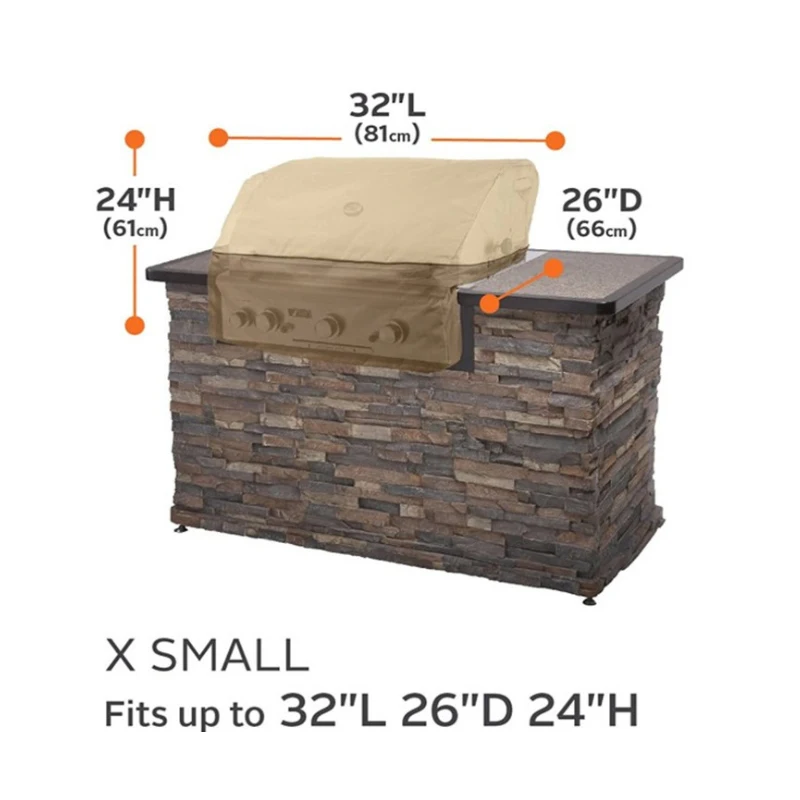 Чехол из ткани Оксфорд для барбекю и газового угля 3 размера 600D|Крышки| |