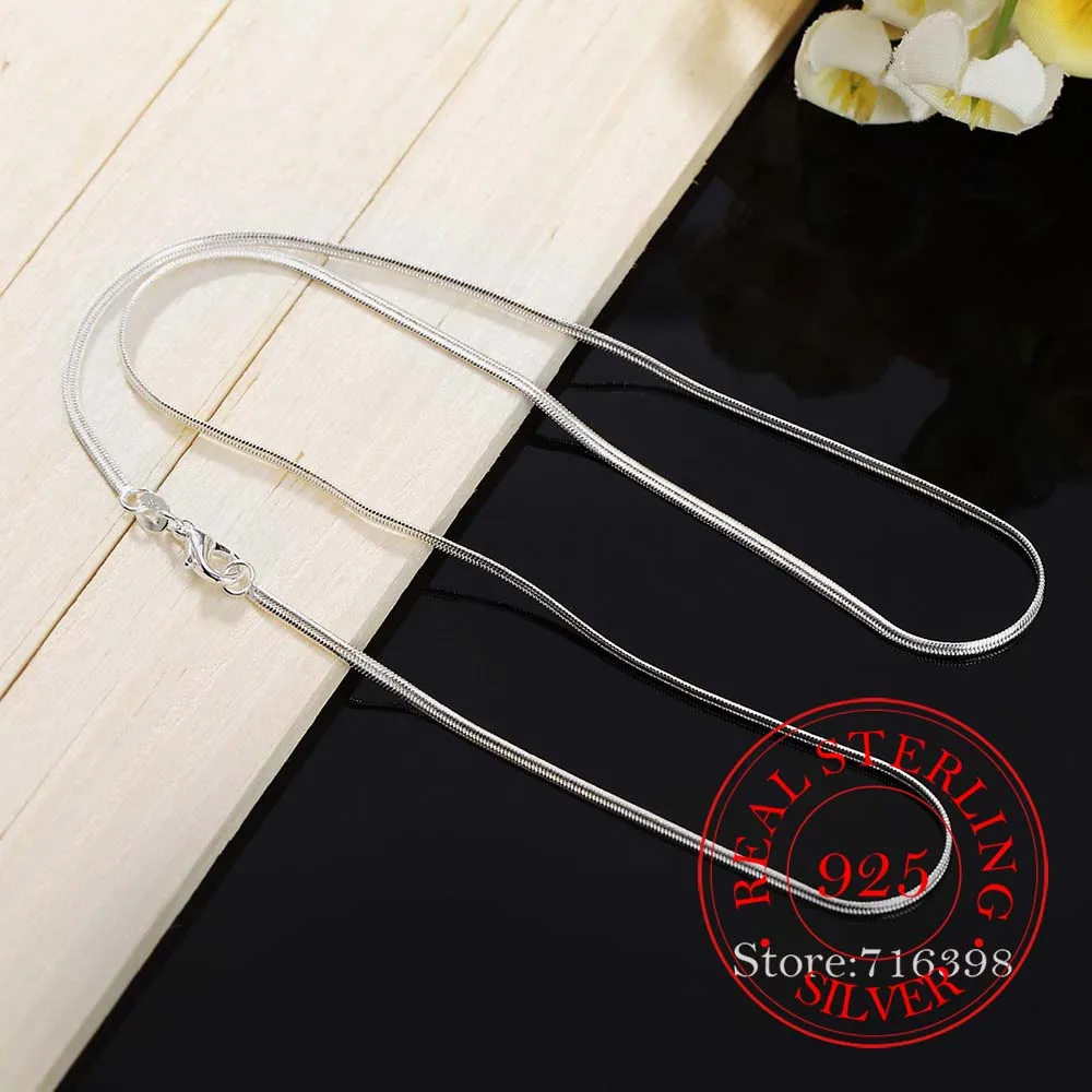 Jual 2mm 16inch-30inch Flat Snake Chain 