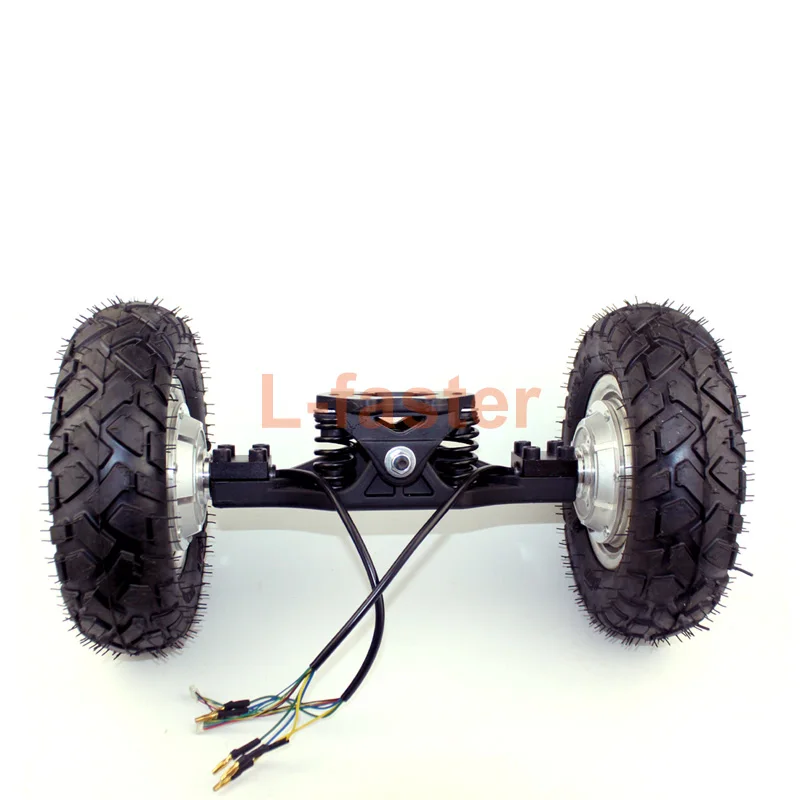 L-faster 36V электрическая горная ступица для скейтборда мотор грузовик внедорожный скейтборд Электрический ступица Мотор колеса с 9x3. 50-5 шин