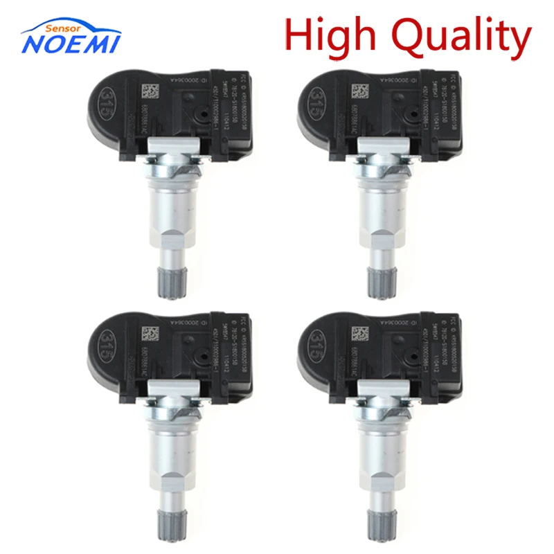 

4Pcs 68078861AC TPMS Tire Pressure Sensor 315MHZ For CHRYSLER PACIFICA For DODGE AVENGER For JEEP COMPASS For MITSUBISHI LANCER