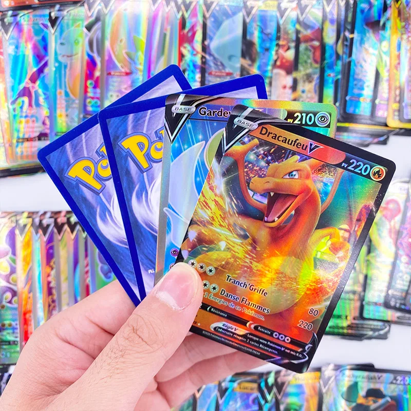 Французская версия карт Pokemon GX Сияющие карты Такара Томи игра битва карта